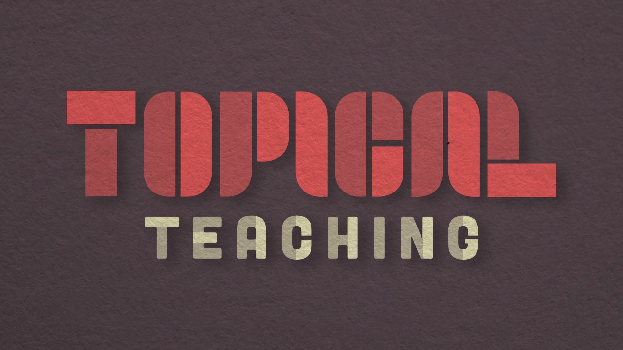 2018-2019 Topical Teaching