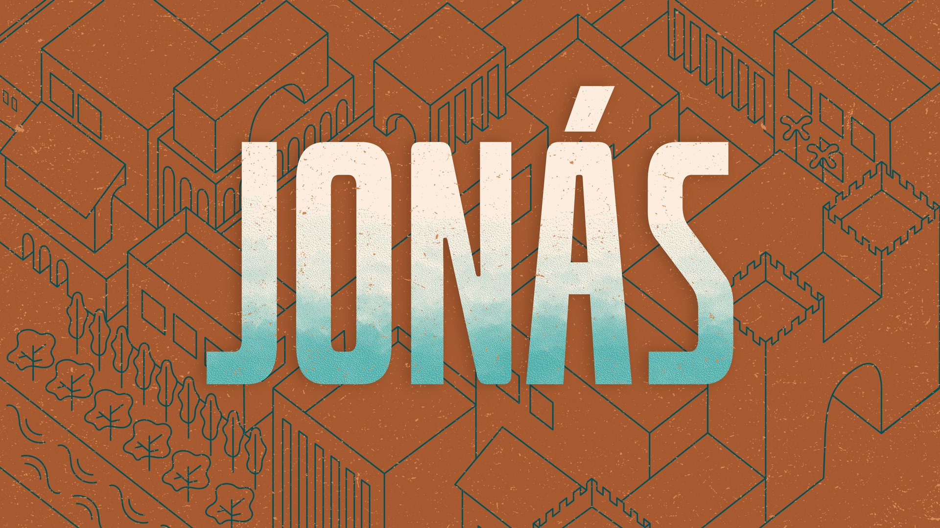 Spanish Jonah Series Title on City Sketch