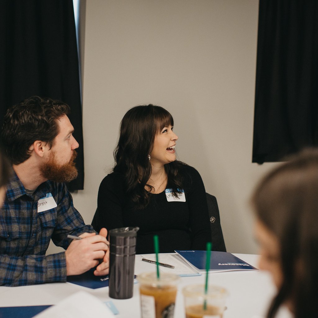 Women attending discovery at Taylors