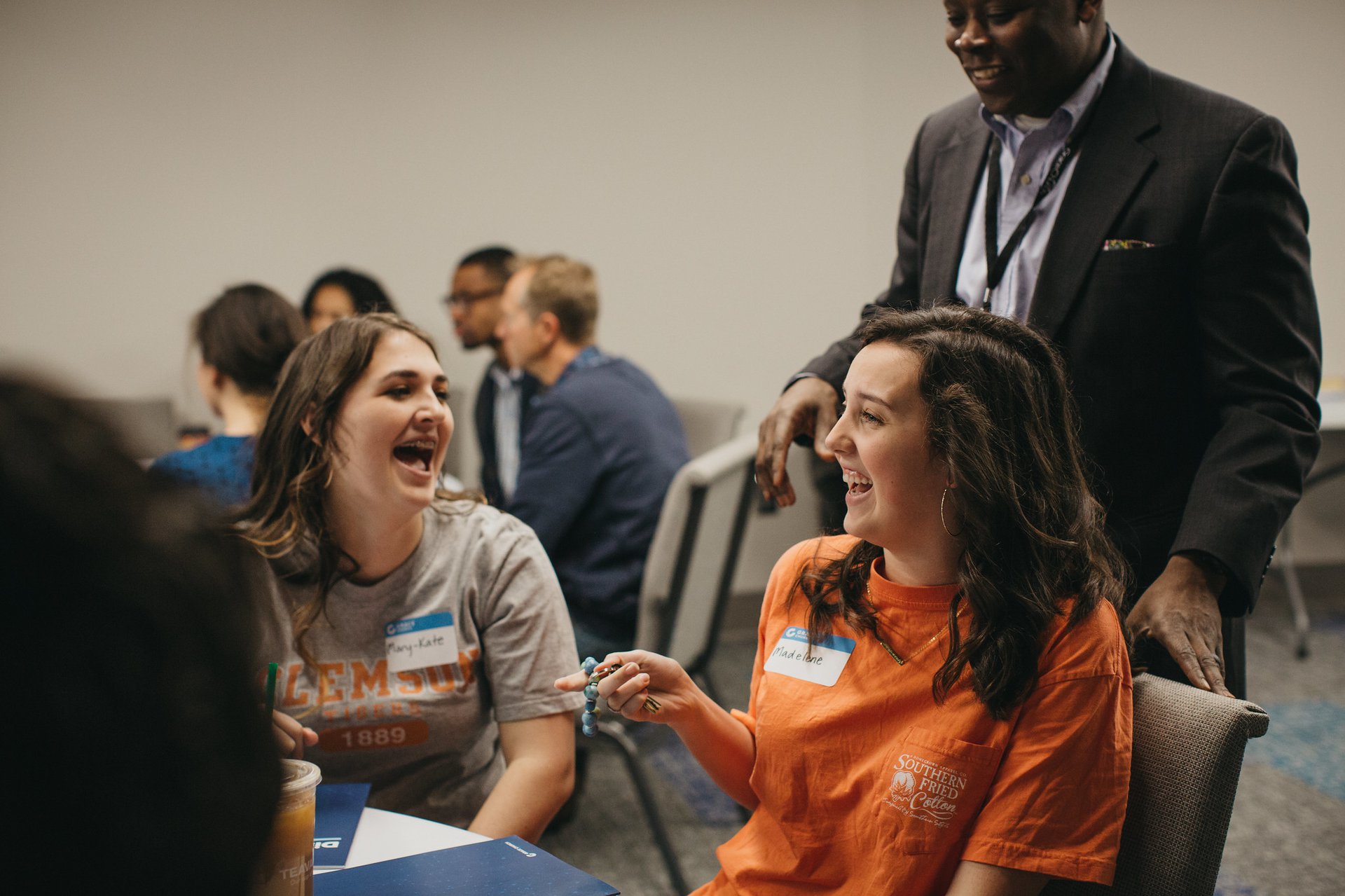 Discovery class image girls smiling