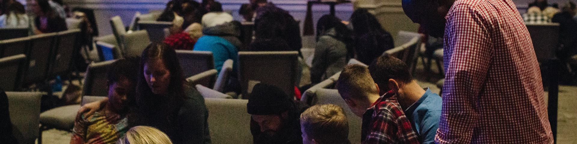 Groups Gathered in Prayer