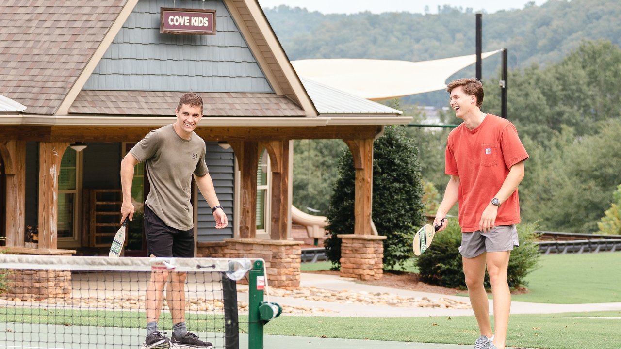 young adults men pickleball