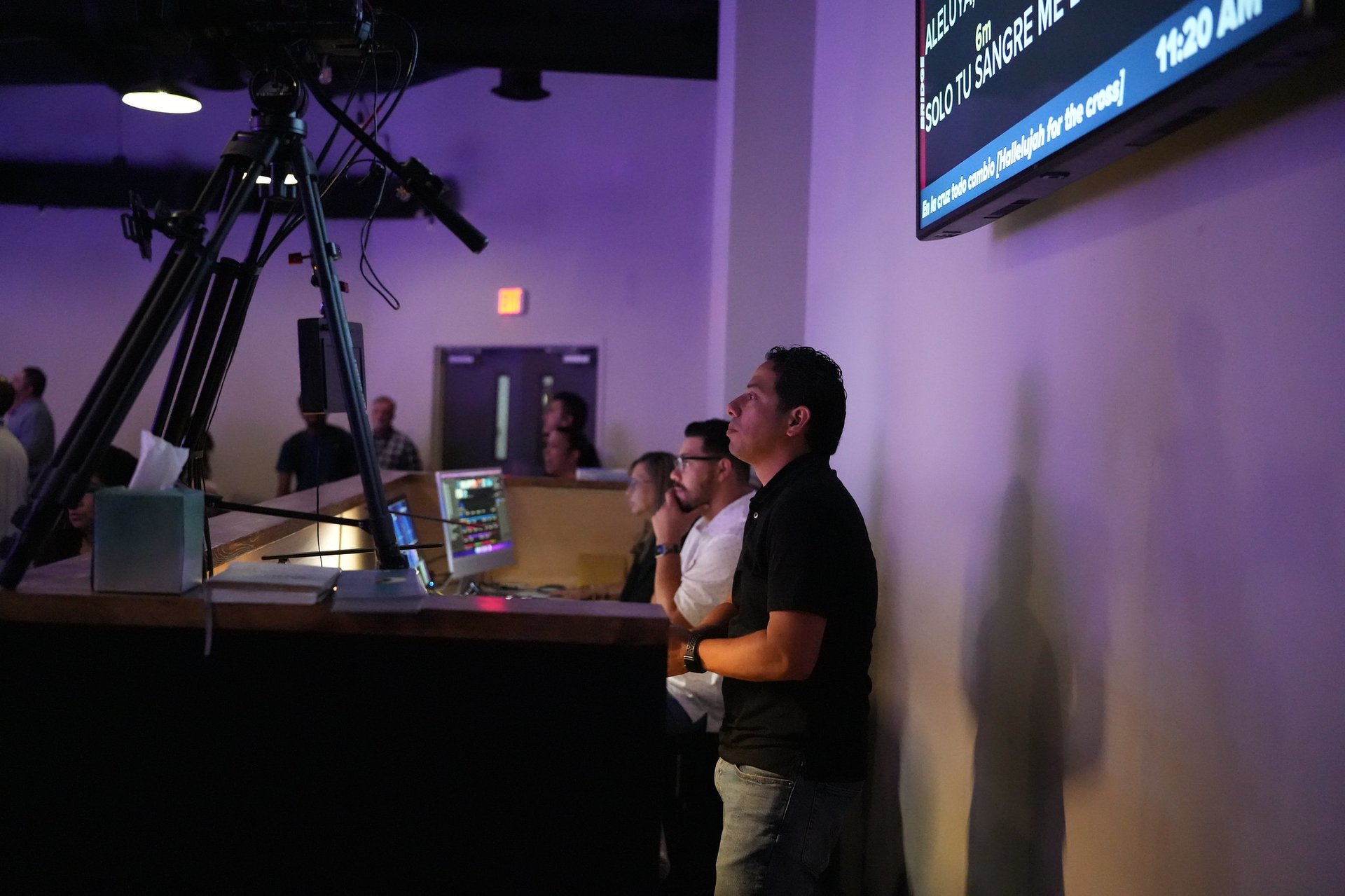 Iglesia Gracia serving in AV booth