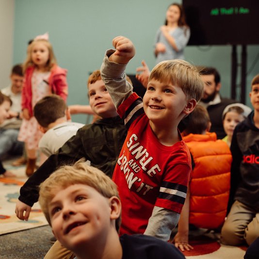 Anderson Kids in class