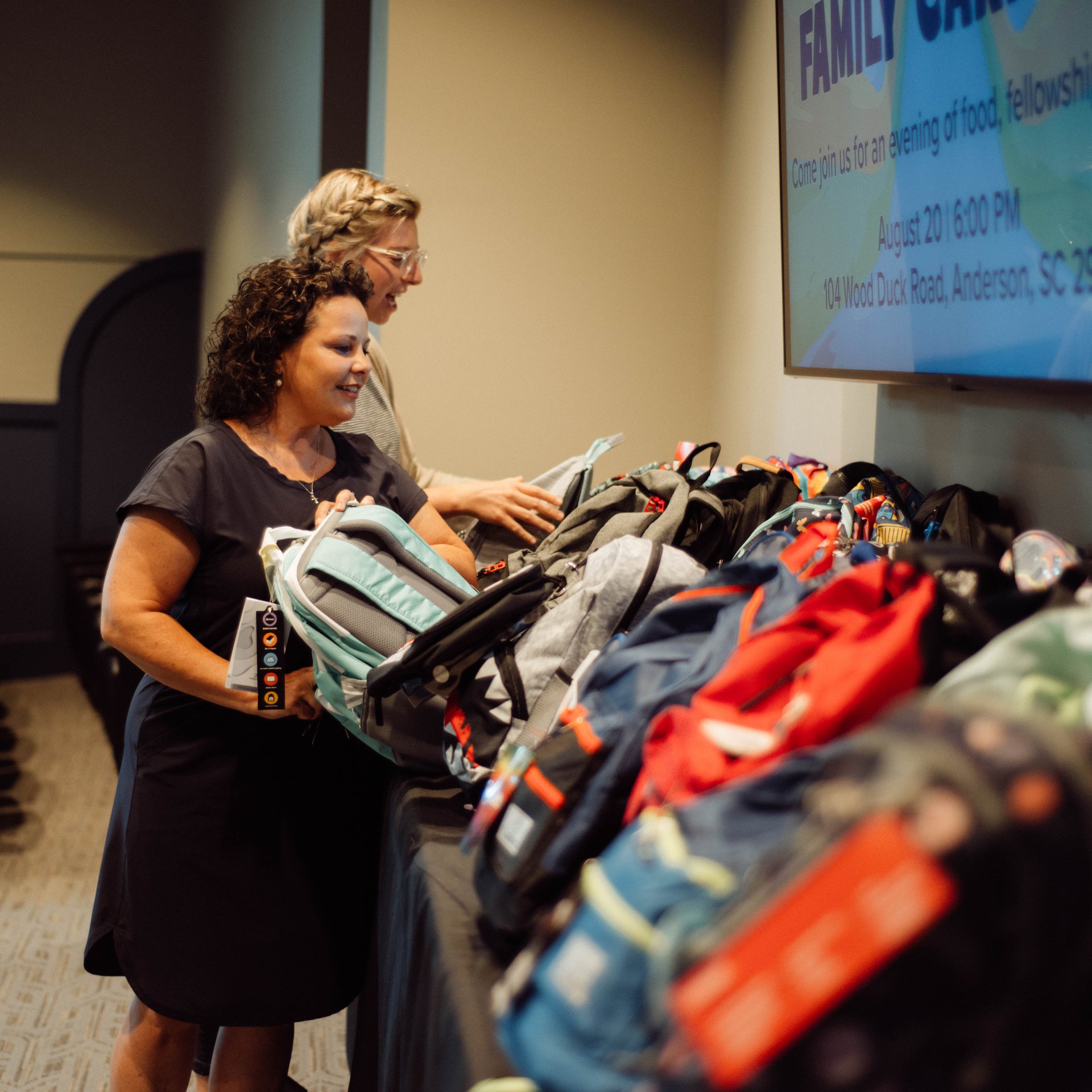 Back Pack Drive Celebration