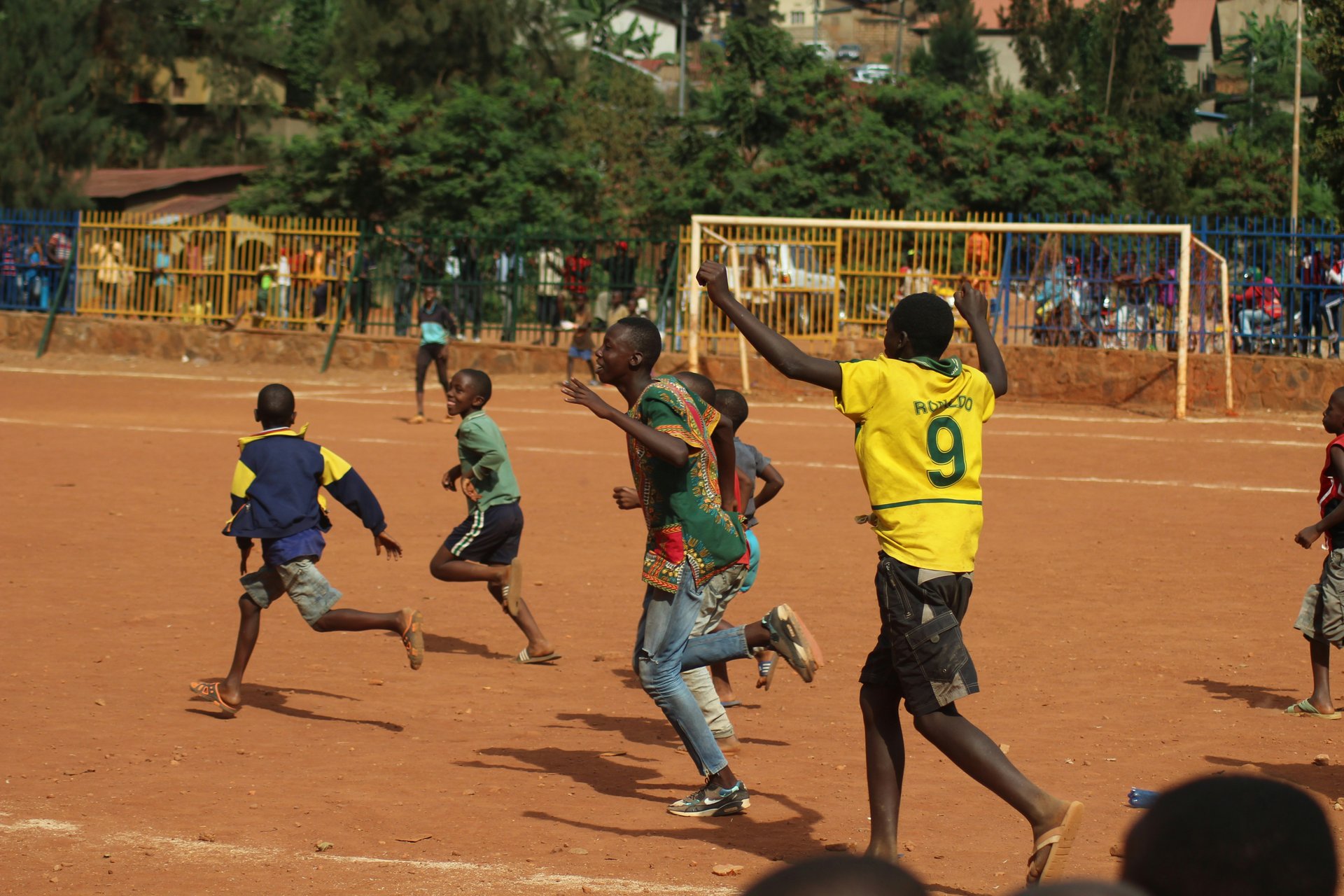Rwanda kids playing