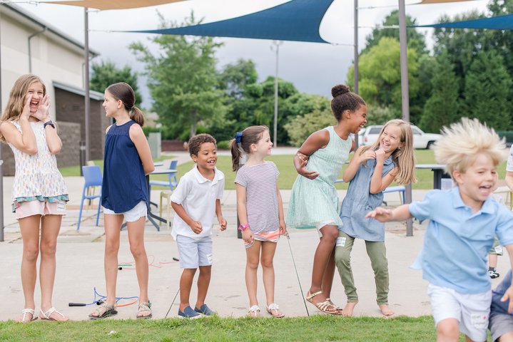 kids playing outside