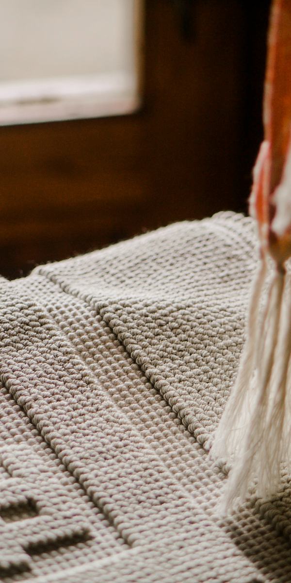 Fabric with Tassels